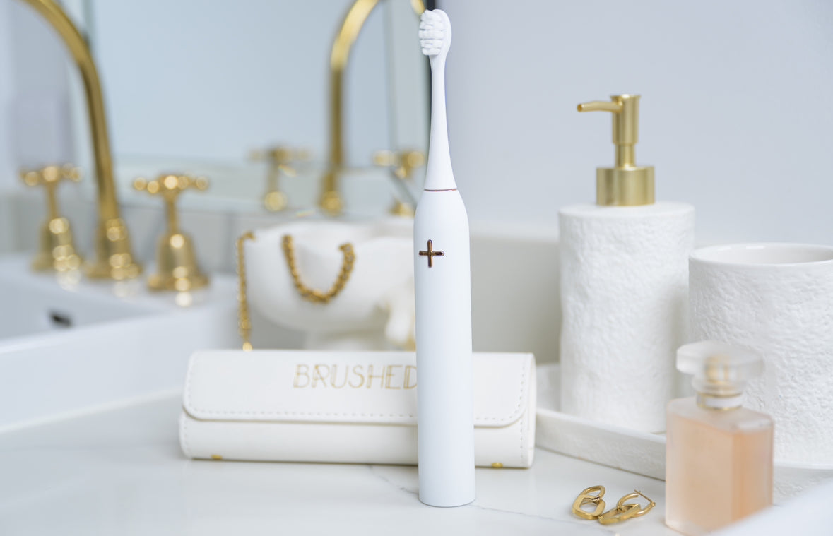 Sonic Powered Electric Toothbrush - White